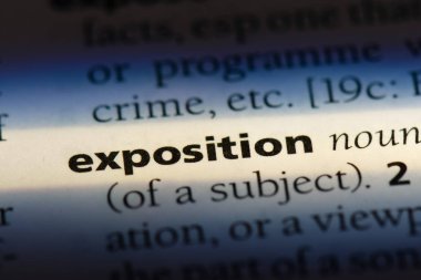 Fuar Word'de bir sözlük. Fuar konsepti