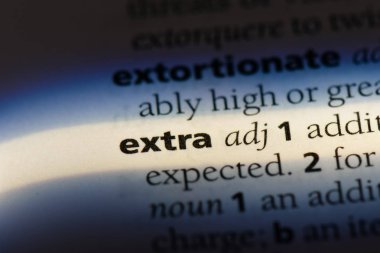 bir sözlüğü'ndeki ilave sözcüğü. İlave kavramı