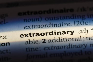 Tek kelimeyle olağanüstü bir sözlük. Olağanüstü kavramı