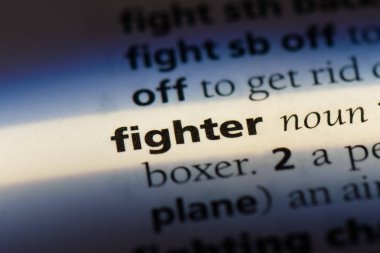 savaşçı Word'de bir sözlük. savaş kavramı