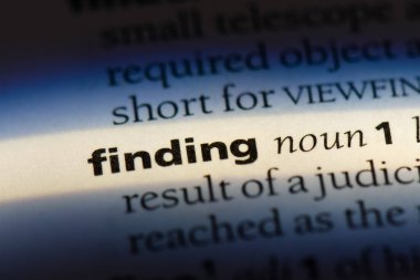 sözcüğü sözlükte bulma. bulma kavramı