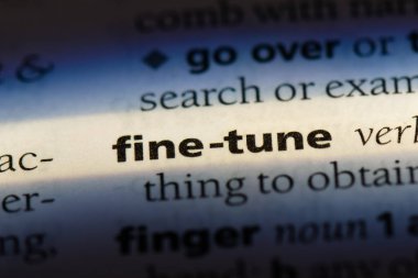 ince ayar Word'de bir sözlük. ince ayar kavramı