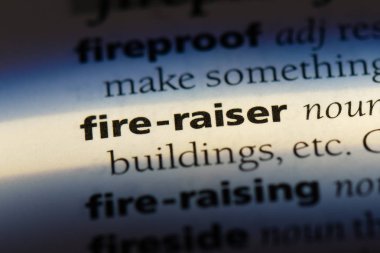 bir sözlüğü'ndeki yükselten sözcüğü ateş. Yangın yükselten kavramı