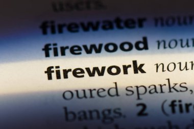 havai fişek Word'de bir sözlük. havai fişek kavramı