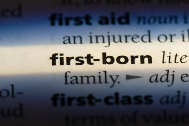 İlk sözcük sözlükte doğumlu. ilk d. kavramı