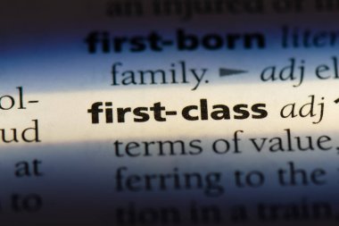 Birinci sınıf sözcük sözlüğe. Birinci sınıf kavramı