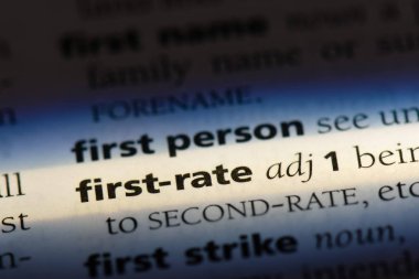 ilk oranı Word'de bir sözlük. ilk oranı kavramı