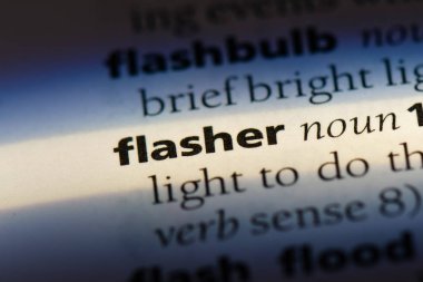 Flaşör Word'de bir sözlük. Flaşör kavramı