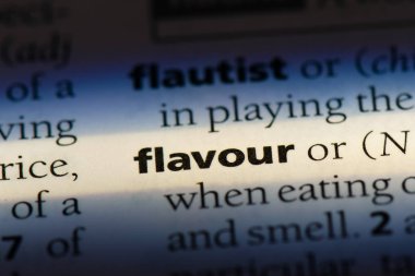 bir sözlüğü'ndeki sözcüğü lezzet. lezzet kavramı