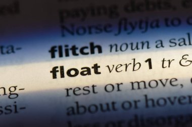 sözcük sözlükte float. kayan nokta kavramı