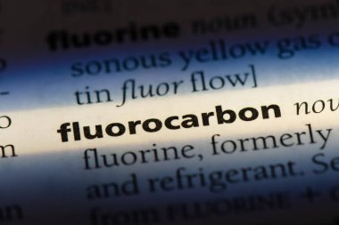 Florokarbon Word'de bir sözlük. Florokarbon kavramı