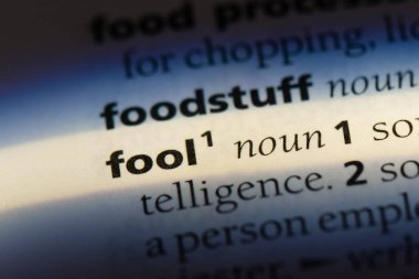 bir sözlüğü'ndeki sözcüğü aptal. aptal kavramı