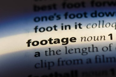 Film tek kelimeyle bir sözlük. görüntüleri kavramı