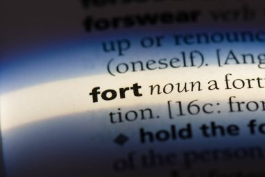 Fort Word'de bir sözlük. Fort kavramı