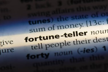 Fortune teller sözcük sözlüğe. Fortune teller kavramı