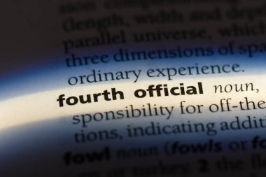 Dördüncü resmi kelime sözlüğe. Dördüncü resmi kavramı