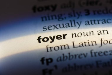 Fuaye Word'de bir sözlük. Fuaye kavramı