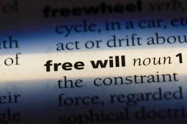 özgür irade Word'de bir sözlük. özgür irade kavramı