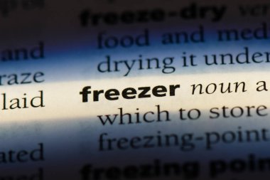 Dondurucu Word'de bir sözlük. dondurucu konsepti