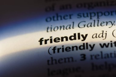 bir sözlüğü'ndeki samimi sözcüğü. dost kavramı