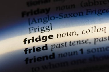 buzdolabı Word'de bir sözlük. buzdolabı kavramı