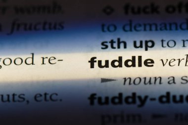 bir sözlüğü'ndeki sözcüğü fuddle. kavram fuddle