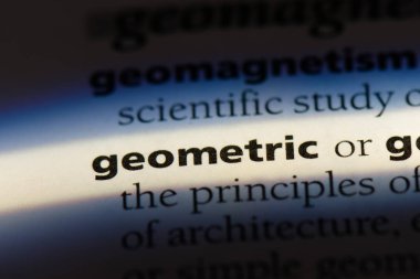 geometrik tek kelimeyle bir sözlük. geometrik kavramı