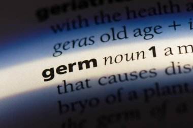 Germ Sözlükteki kelime. mikrop kavramı