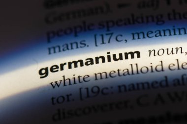 germanyum Word'de bir sözlük. germanyum kavramı