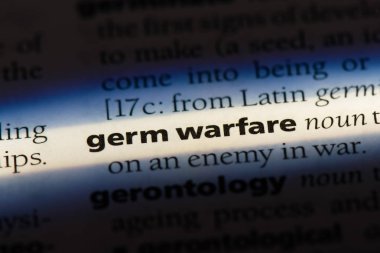 mikrop Harp Word'de bir sözlük. mikrop savaş kavramı