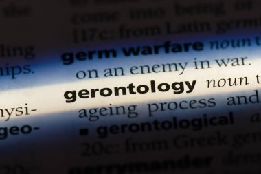 Gerontoloji Word'de bir sözlük. Gerontoloji kavramı