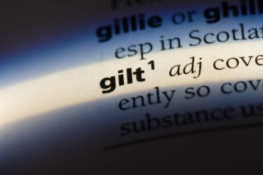 bir sözlüğü'ndeki yaldızlı sözcüğü. yaldızlı kavramı