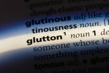 obur kelimeyle bir sözlük. obur kavramı