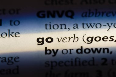 bir sözlük Word'de git. kavram git