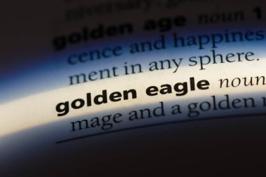 bir sözlüğü'ndeki altın kartal sözcüğü. altın kartal kavramı