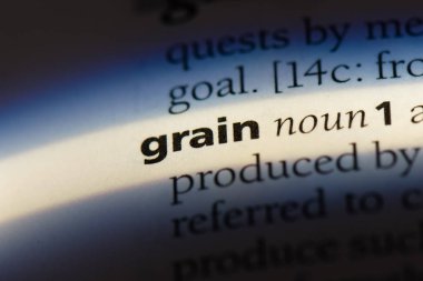 tahıl Word'de bir sözlük. tahıl kavramı