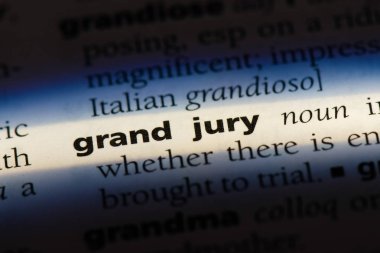 büyük jüri Word'de bir sözlük. büyük jüri kavramı