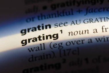 bir sözlüğü'ndeki sözcüğü ızgara. ızgara kavramı