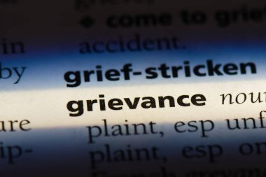 şikayet Word'de bir sözlük. şikayet kavramı