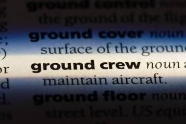 yer ekibi Word'de bir sözlük. yer ekibi kavramı