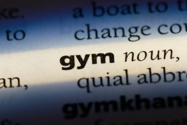 spor salonu Word'de bir sözlük. spor salonu konsept