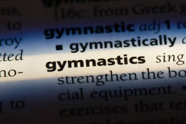jimnastik Word'de bir sözlük. jimnastik kavramı