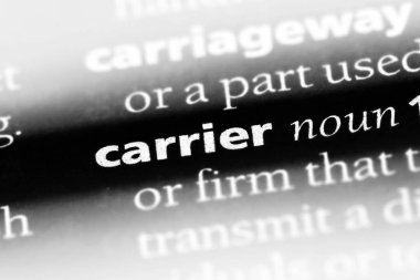 taşıyıcı Word'de bir sözlük. taşıyıcı kavramı