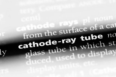 katot ışınlı tüp Word'de bir sözlük. katot ışınlı tüp kavramı