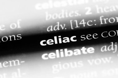 Çölyak tek kelimeyle bir sözlük. Çölyak kavramı