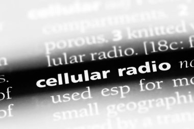 hücresel radyo Word'de bir sözlük. hücresel radyo kavramı