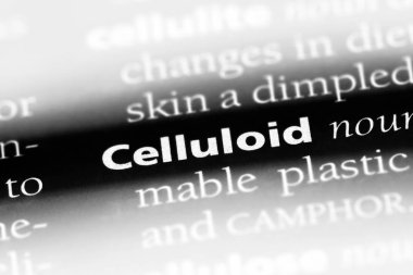 selüloit tek kelimeyle bir sözlük. selüloit kavramı