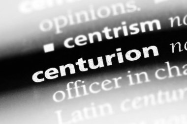 Centurion Word'de bir sözlük. Centurion kavramı