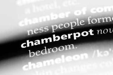 chamberpot sözcük sözlüğe. chamberpot kavramı