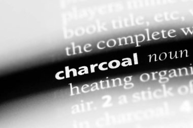 bir sözlüğü'ndeki kömür sözcüğü. Kömür kavramı